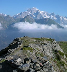 Il Monte Bianco dal Colle della Croce – Foto di Gian Mario Navillod.