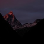 Tramonto sul Monte Cervino - Foto di Gian Mario Navillod.