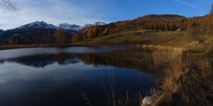 Autunno al lago di Lod di Antey-Saint-André - Foto di Gian Mario Navillod.
